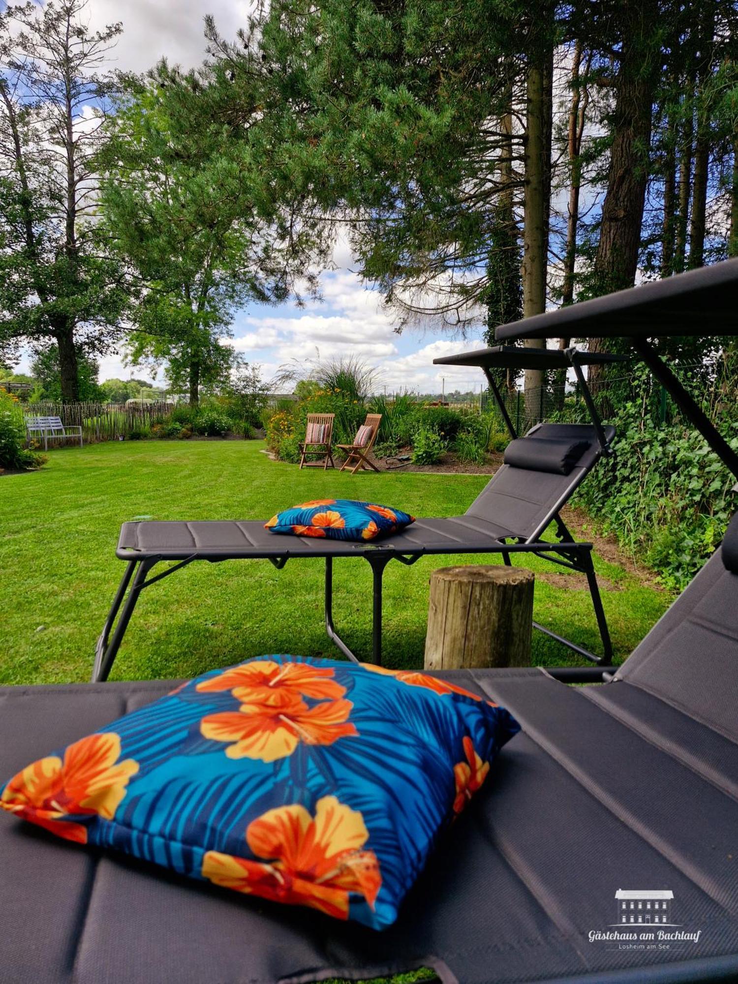 Komfort Ferienwohnungen Mit Wellness-Garten - Gaestehaus Am Bachlauf - Losheim Am See Exterior photo